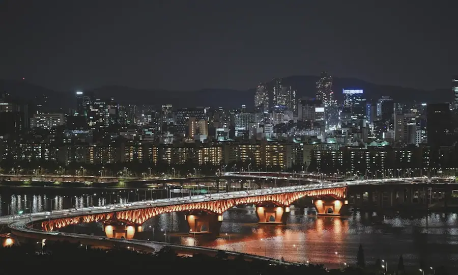 서울 여의도·한강 나들이 코스 - 63스퀘어 전망대에서 내려다본 한강과 도심 야경