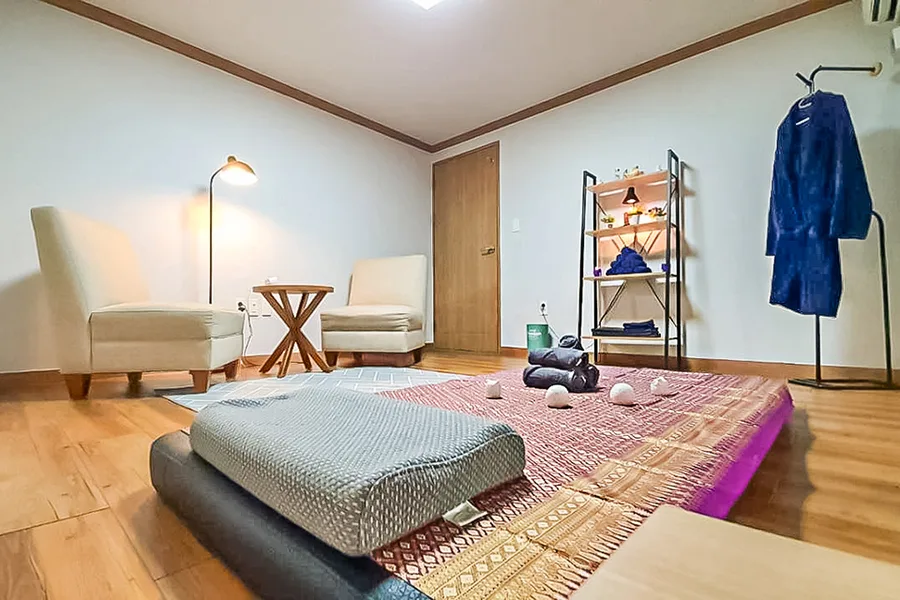 북구 진장동 해피타이 대표 전경 · 아로마 마사지샵