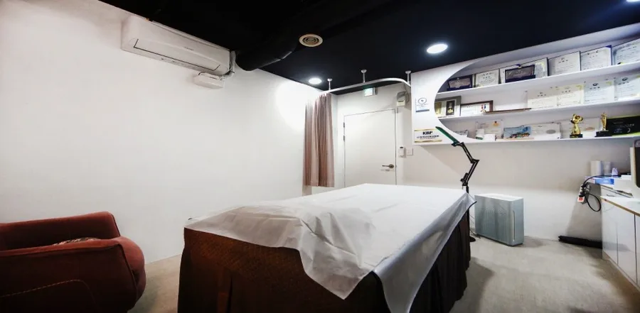 강남구 역삼동 루미오슈가링 내부 인테리어 · 왁싱 마사지샵